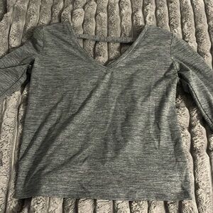 Open back long sleeve